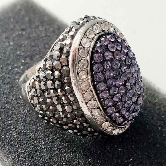 Justine Simmons Collection Purple and Marcasite - Picture 2 of 7
